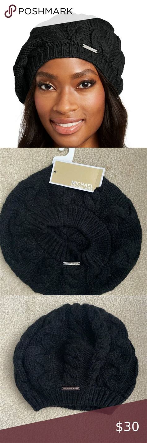 michael kors patchwork cable knit beret|Michael Michael Kors Patchwork Cable.